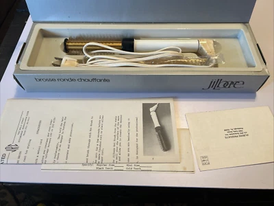 Cepillo de peinado vintage tamaño mini retro Jilbere Hot - nunca usado, caja original Foto 1 de 4