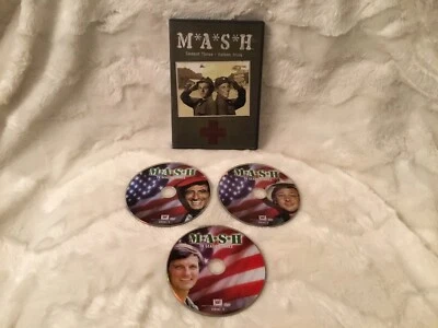 MASH - Season 3 (DVD, 2008, 3-disc Set) - Vintage 1970’s TV  - Tested Works CIB - Image 1 of 3