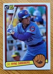 1983 Donruss Ryne Sandberg RC Rookie Cubs #277