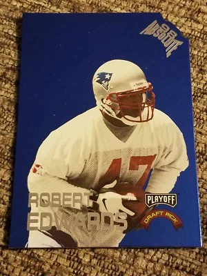 1998 Playoff Absolute Draft Pick Blue Robert Edwards #8 - Image 1 of 2