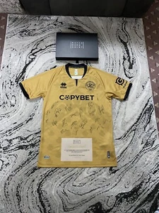 QPR Squad Signed Gold 3rd Third Football Shirt 2024/25 With COA Boxed - Picture 1 of 24