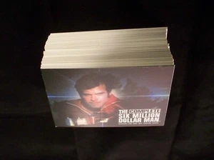 THE COMPLETE SIX MILLION DOLLAR MAN Trading Card SET Seasons One & Two - Picture 1 of 2