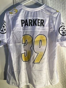 Reebok Women's NFL Jersey Steelers Willie Parker White Flirt sz L - Picture 1 of 1