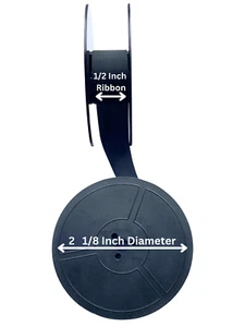 CINTA PARA MÁQUINA DE ESCRIBIR SMITH CORONA STERLING - CINTA DE TINTA NEGRA SÓLIDA - Imagen 1 de 2