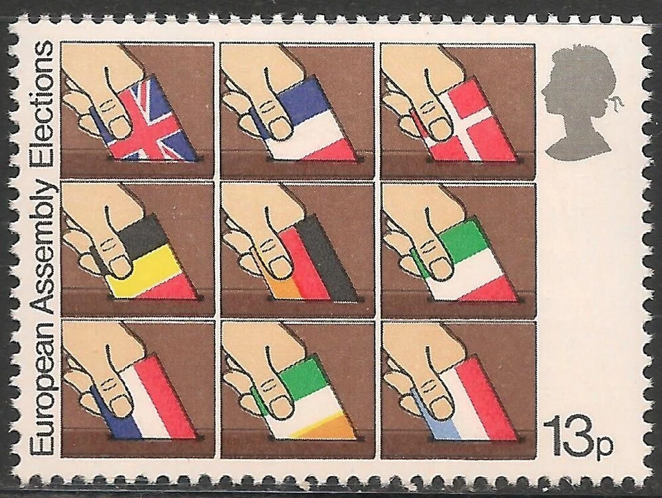 Great Britain #862 VF MNH - 1979 13p Flags of Member Nations as Ballots - Image 1 of 1