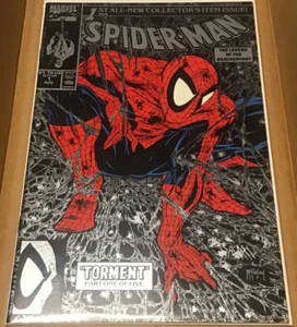 Spider-Man McFarlane #1 1990 Silver + Regular Editions (2) First Printings NM - Picture 1 of 3