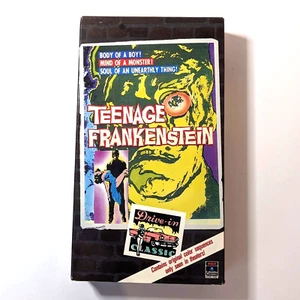 Teenage Frankenstein Vintage Horror VHS Tape, 1991,  Whit Bissell Phyllis Coates - Picture 1 of 11