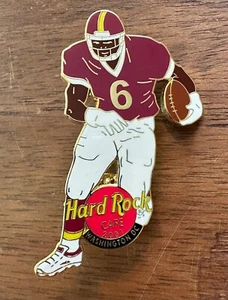 Hard Rock Cafe WASHINGTON D.C.  2001 Football PIN - RUNNING BACK RB #6 - Picture 1 of 2