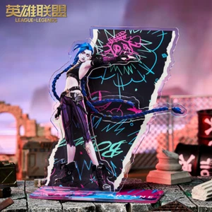 [Genuino] Arcano: League of Legends Acrílico Escritorio Soporte Placa JINX Stand - Imagen 1 de 3