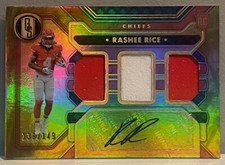 2023 Panini Gold Standard Rashee Rice RC Rookie Triple Patch Auto RPA #/149