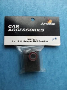 DYNAMITE 3232 8 X 16 MM UNFLANGED BALL BEARING RED SEAL DYN3232 OPEN PACKAGE - Picture 1 of 1