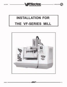 Haas Milling VF-4 Milling Machine Installation Instructions 500 Pages - Picture 1 of 1