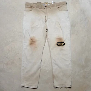 *LEGGI* Pantaloni grunge Carhartt Relaxed Fit invecchiati sbiaditi (102517) adatti 44x30 - Foto 1 di 13
