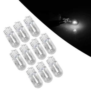 10pcs T10 194 158 White Halogen Bulbs Instrument Panel Dash Gauge Light Bulb - Picture 1 of 5