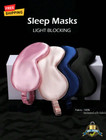 1 pc 3D Contoured Sleep Mask Light Blocking Eye Mask for Side Sleepers Travel
