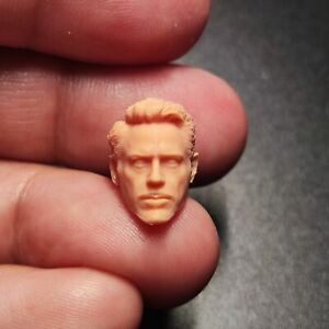 1:18 Iron Man Tony Stark Head Sculpt Carved For 3.75inch Male Action Figure Body