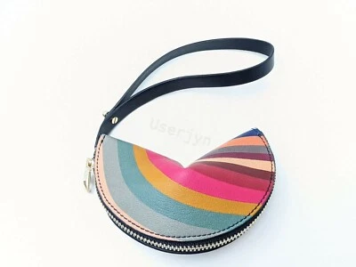 Paul Smith Purse - BNWT Signature Swirl Charm Cookie Wristlet Purse RRP Foto 1 de 4