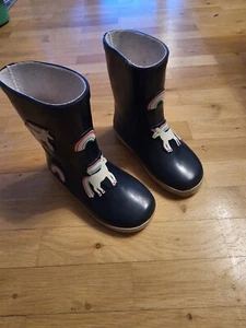 Mädchen Gummistiefel Gr.28 Einhorn Blau - Bild 1 von 3