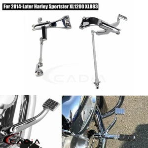 Forward Controls Pegs Levers Linkage For Harley Sportster XL 1200 883 2014-2022 - Picture 1 of 8