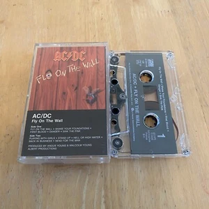 AC/DC Fly On The Wall Cassette tape 1985 RARE USA IMPORT - Picture 1 of 3