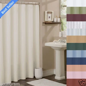 Hotel Collection Fabric Shower Curtain Liners By GoodGram - Assorted Colors - Picture 1 of 60