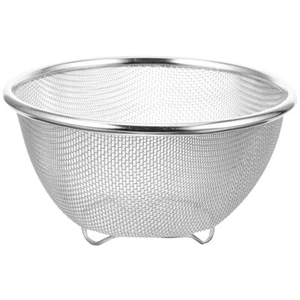 Colador de cocina cesta de drenaje de cocina colador de verduras de acero inoxidable para - Imagen 1 de 12
