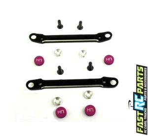 Black Aluminum Strut Tower Brace Kit HET28X01 - Picture 1 of 1