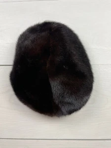 Womens Black Fur Hat ￼ - Picture 1 of 5