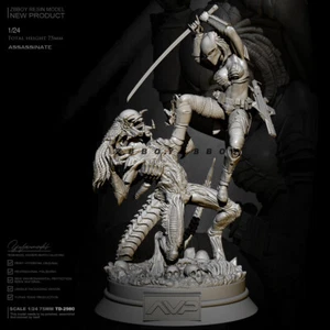 Kits de modelos de resina alienígena femenina escala 1/24 YUFAN sin pintar sin montar - Imagen 1 de 4