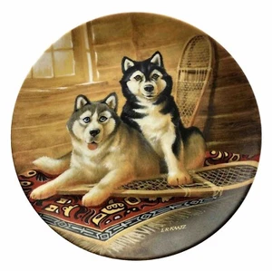 1993 Knowles Collector Plate "Lodging A Complaint" 4th It's A Dogs Life Plate - Picture 1 of 8
