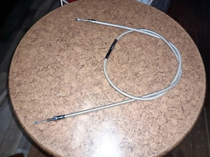 Edelstahl Kupplungszug Länge Hülle 1,55m Harley Davidson Sportster DynaSoftail - Bild 1 von 4