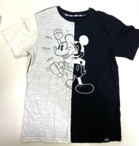 Disney Retro Mickey Mouse Split Stance Kids Size L (10-12) Short Sleeve T-Shirt - Picture 1 of 9