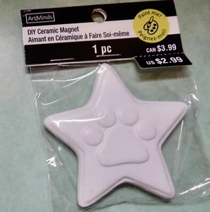 Hágalo usted mismo imanes de cerámica niños pintándome tú eliges tipo 3" x 3" Art Minds Paws 206M - Imagen 1 de 38