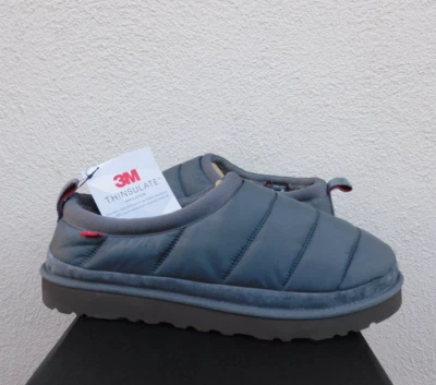 UGG TASMAN LTA METAL POLYESTER PUFF WOOL SLIPPERS SHOES, MEN US 10/ EUR 43 ~NIB - Image 1 of 4