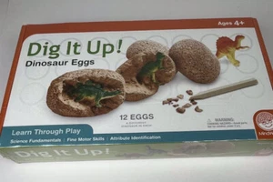Dig It Up Dinosaur Eggs Science Learning 12 Eggs Different Dinosaur in Each Egg - Picture 1 of 10