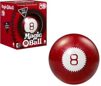 Mattel Games Magic 8 Ball Mattel Edición 80 Aniversario Juego Novedad Foto 1 de 4