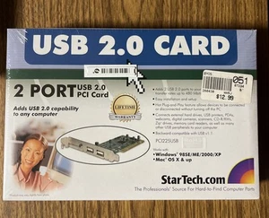 NEW Star Tech PCI to 6 Port USB 2.0 Card PCI625USB21 - Picture 1 of 2