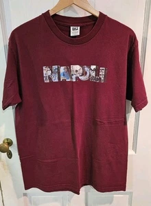 FUCT Napoli T Shirt Men's Size Large Red Authentic Vintage Pre Owned Skatewear - Picture 1 of 8