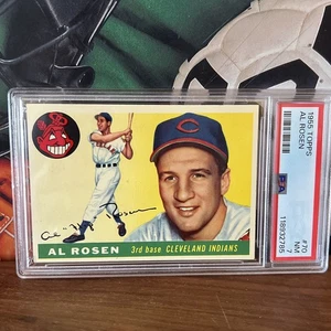 1955 Topps #70 Al Rosen PSA 7 NM Cleveland Indians New Case Mint Corners - Picture 1 of 3