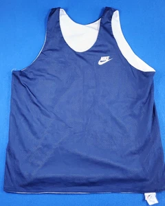 Vintage Nike Reversible Blue / White  Tank Top Men's Size Large Vintage - Picture 1 of 13