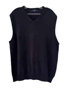 Maglione M&S BLUE HARBOUR .. blu navy senza maniche scollo a V taglia XL - Foto 1 di 5