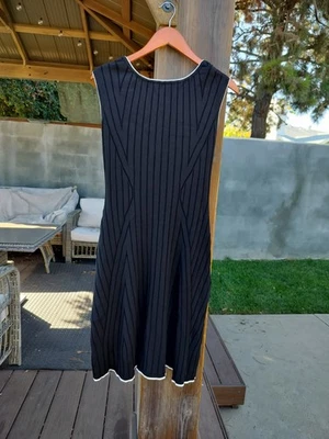 White House Black Market Sleeveless Women's Black Maxi Dress Size XS Stretch - Imagem 1 de 4