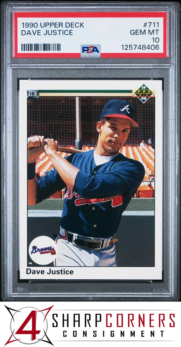 David Justice Baseball Atlanta Braves Sports Trading Cards for