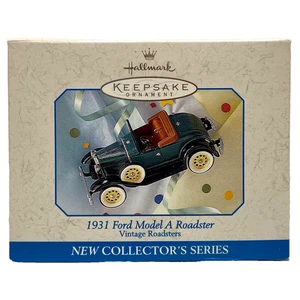 Vintage Christmas Ornament 1931 Ford Model A Roadster Roadsters Collector 1998 - Picture 1 of 5