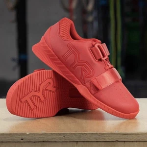 TYR L-1 Lifter Schuhe M 8 / W 9,5 rot Gewichtheben Powerlifting Gym Straps Schuhe - Bild 1 von 8