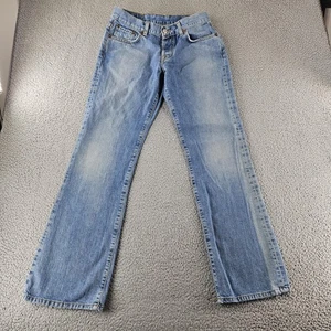 VINTAGE Lucky Brand Jeans Womens 4 Light Wash Made in USA Bootcut 00s Y2K - Picture 1 of 18