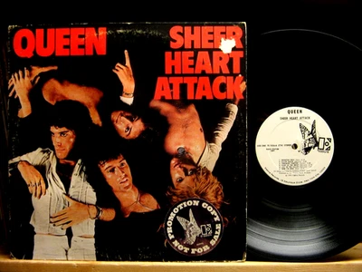 Queen / Sheer Heart Attack - Classic Rock Vinyl - Rare Promo With Insert - 1974 - Image 1 of 4