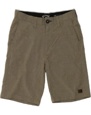 BILLABONG Womens Chino Shorts W25 XS Green Pinstripe DE49 - Image 1 of 3