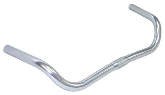 Manillar Cruiser de aluminio Nitto B603 Promenade 25,4 mm, 62 mm de elevación, plateado Foto 1 de 1