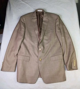 Cappotto sportivo Lauren Ralph Lauren uomo 42 L beige blazer lino misto poli marrone - Foto 1 di 17